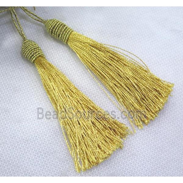 handmade tassel with nylon wire