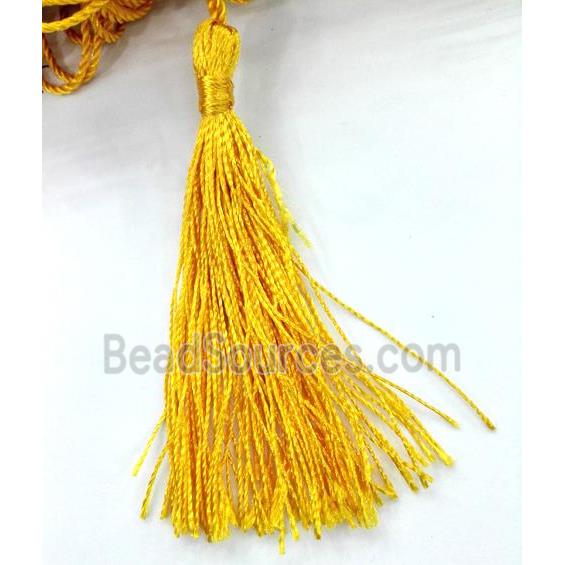 handmade tassel pendant with nylong wire