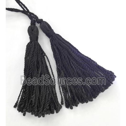 handmade tassel pendant with nylong wire