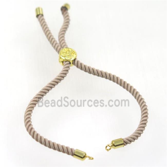 nylon cord bracelet chain