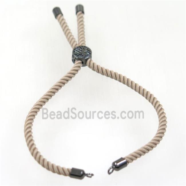 nylon cord bracelet chain