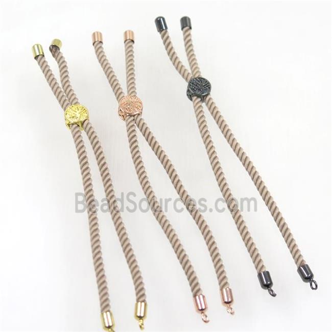 nylon cord bracelet chain