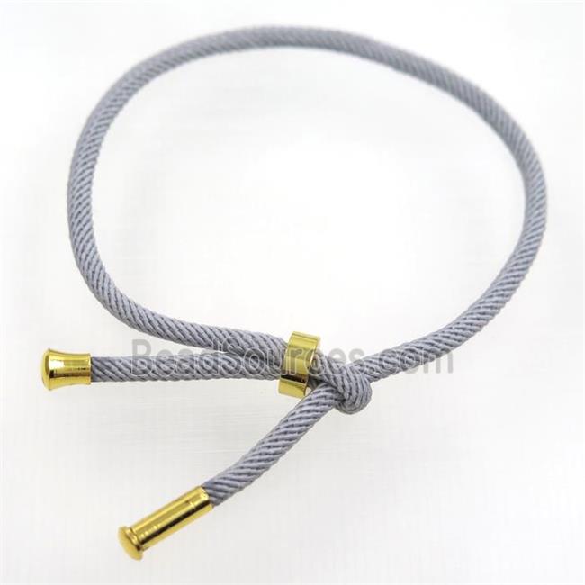 gray nylon bracelet, resized