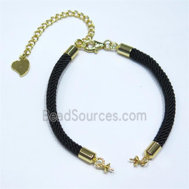 black red nylon cord for bracelet