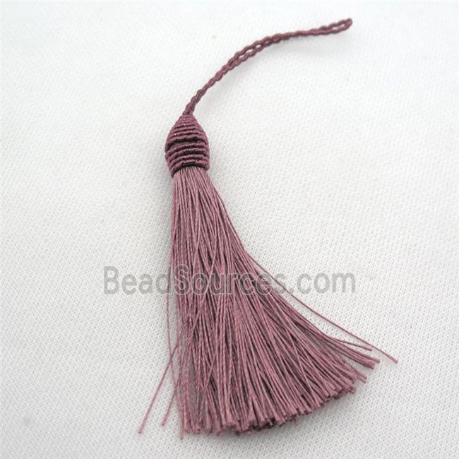 Nylon wire tassel pendants