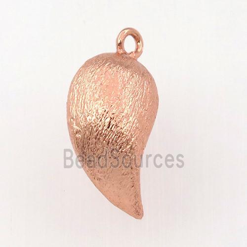 copper Pepper pendant, brushed, rose gold