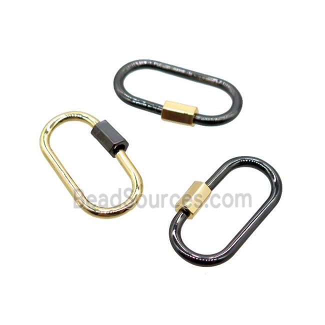 copper Carabiner locker, mix