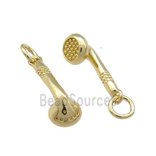 Copper ShowerHeads Charm Pendant Gold Plated