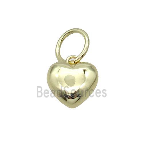 Copper Heart Pendant Gold Plated