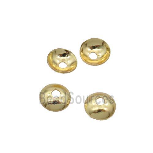 Copper BeadCap 18K Gold Plated