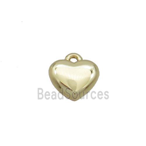 Copper Heart Pendant Gold Plated