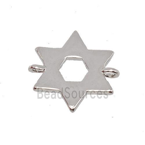 Copper Star Connector Platinum Plated