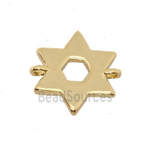 Copper Star Connector Gold Plated