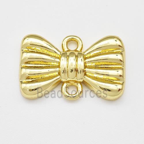 Copper Bow Connector Gold Plated