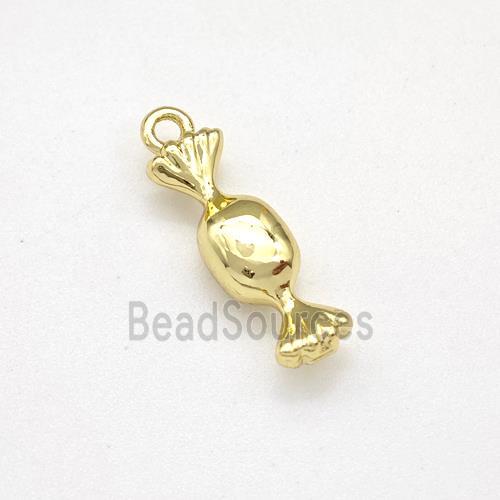 Copper Candy Charms Pendant Gold Plated