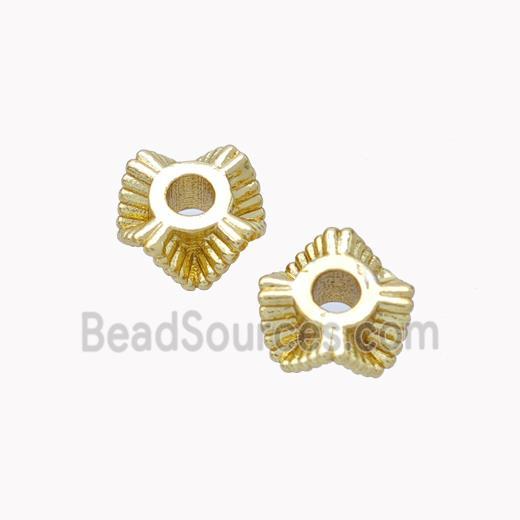 Copper Beads Spacer Gold Plated