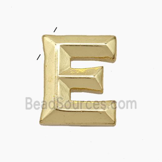 Copper Letter Pendant, Gold Plated