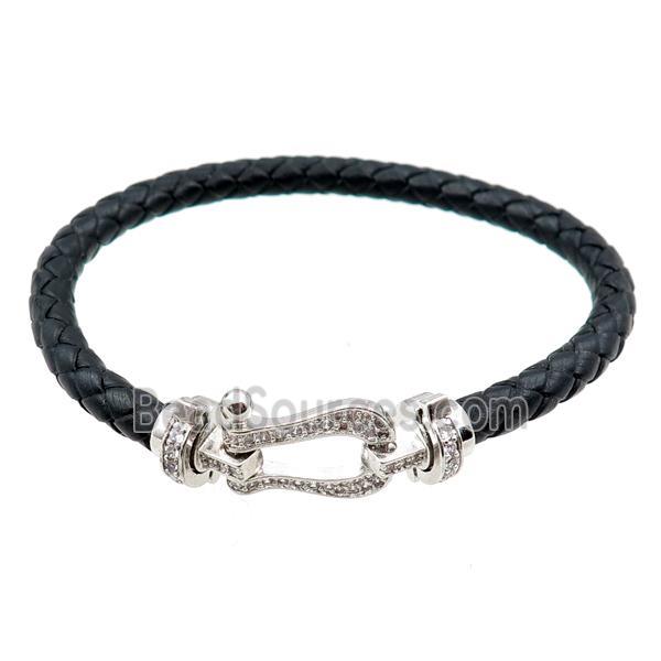 PU leather bracelets