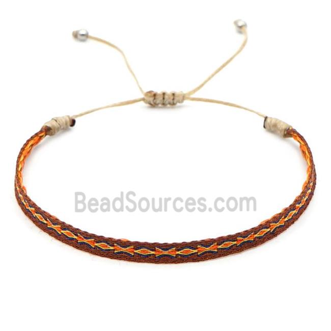 nepal style Handmade braid Bracelet, adjustable