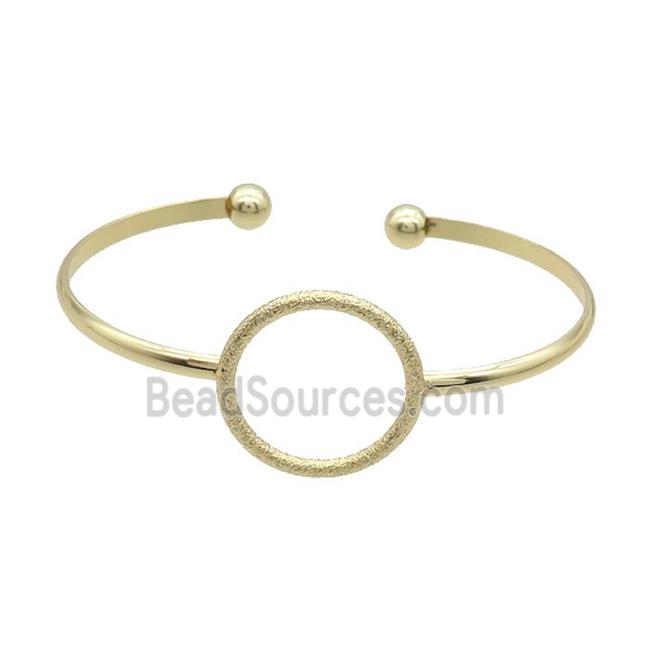 Copper Bangle Gold Plated