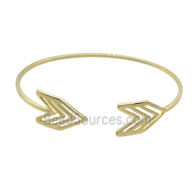 Copper Bangle Gold Plated