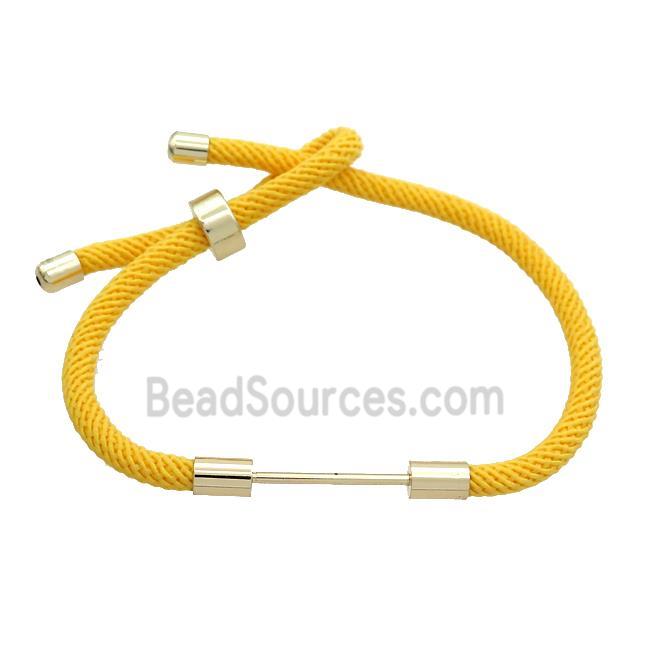 Golden Nylon Bracelet Chain