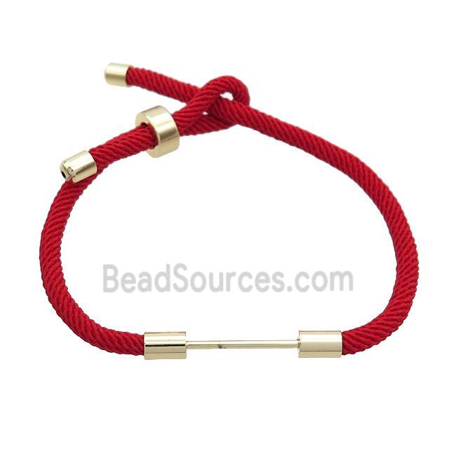 Red Nylon Bracelet Chain