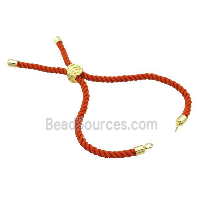 Red Nylon Bracelet Cord