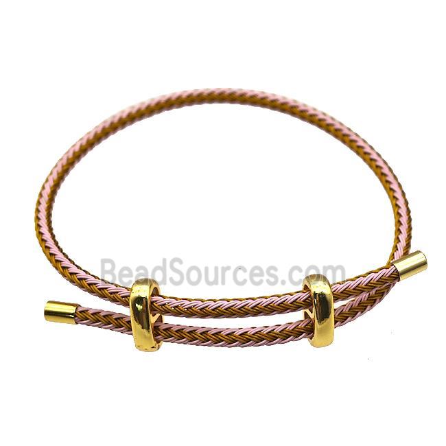 Tiger Tail Steel Bracelet, adjustable