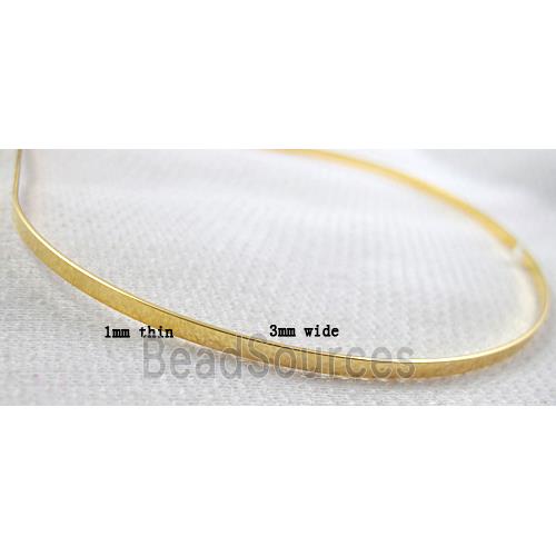 Gold Plated steel Hair Bands, Nickel Free