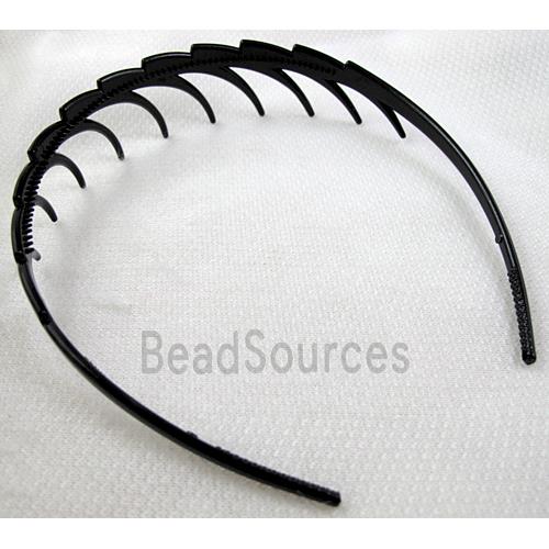 Black Plastic Head Bands