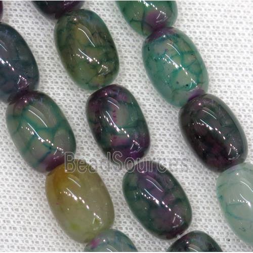 Agate barrel Beads