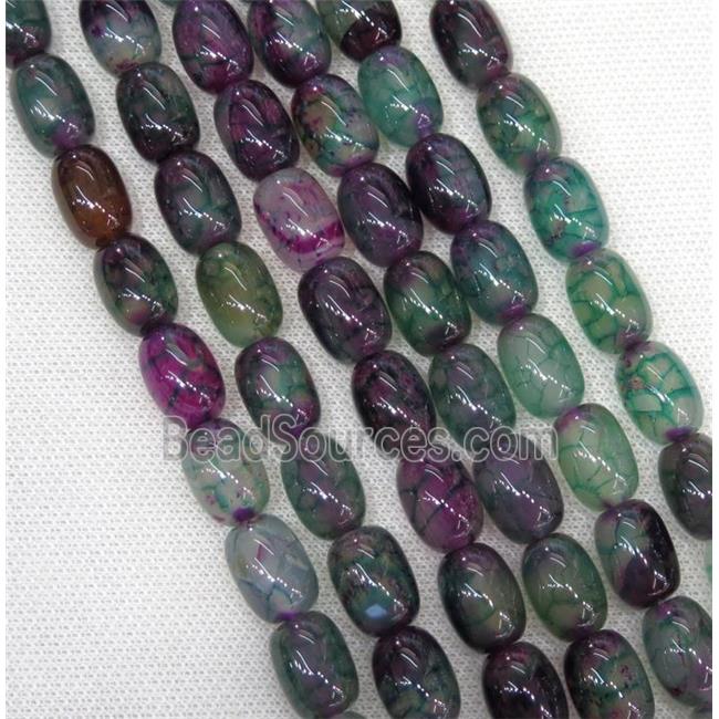 Agate barrel Beads