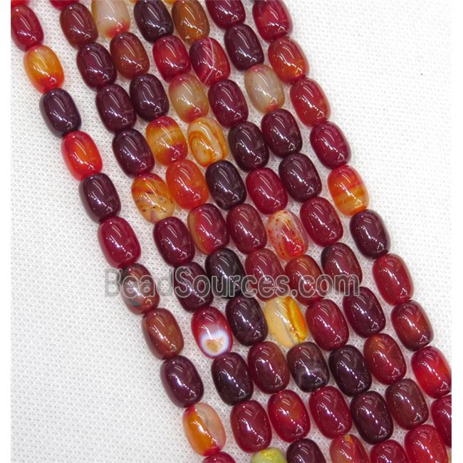 Agate barrel Beads