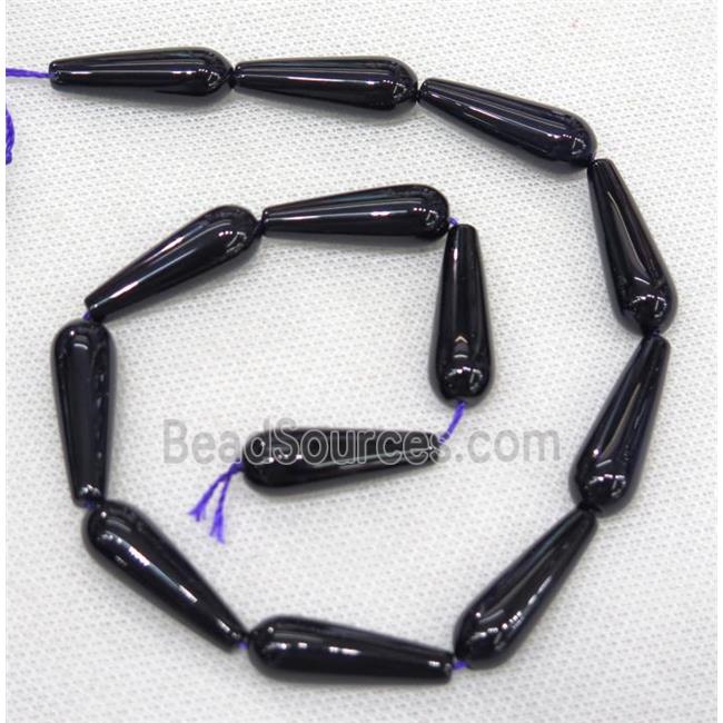 darkpurple Agate teardrop beads