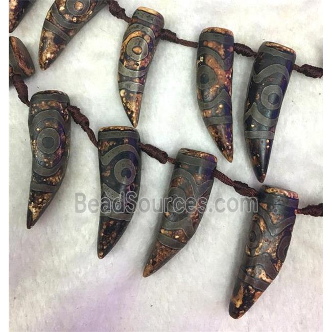 tibetan agate horn beads