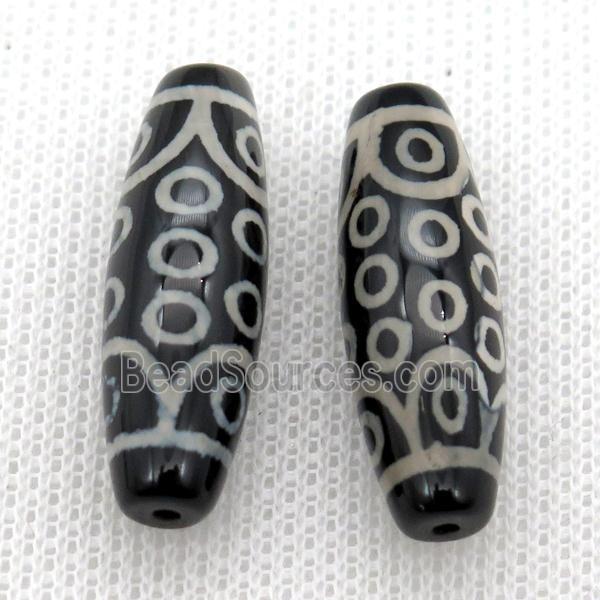 tibetan DZi rice beads, eye