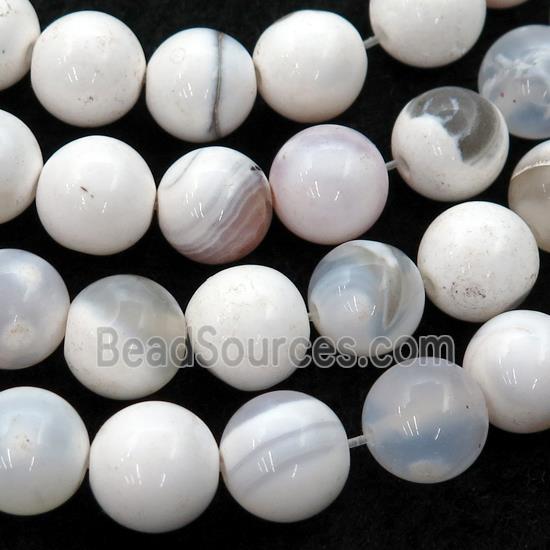 fire agate beads, round