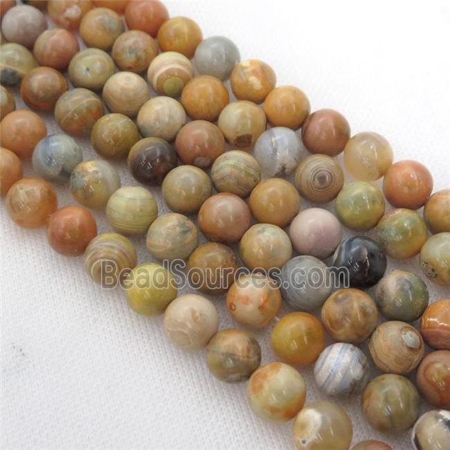 round Agate beads, dye