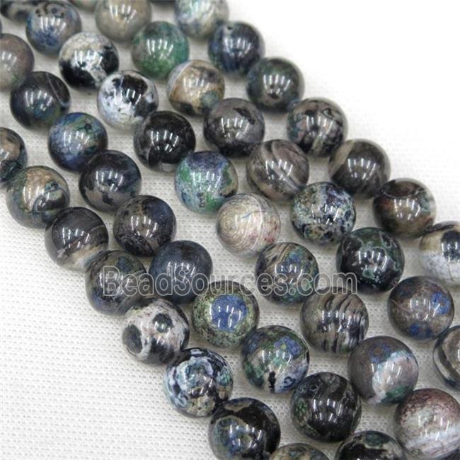 round fire Agate Beads