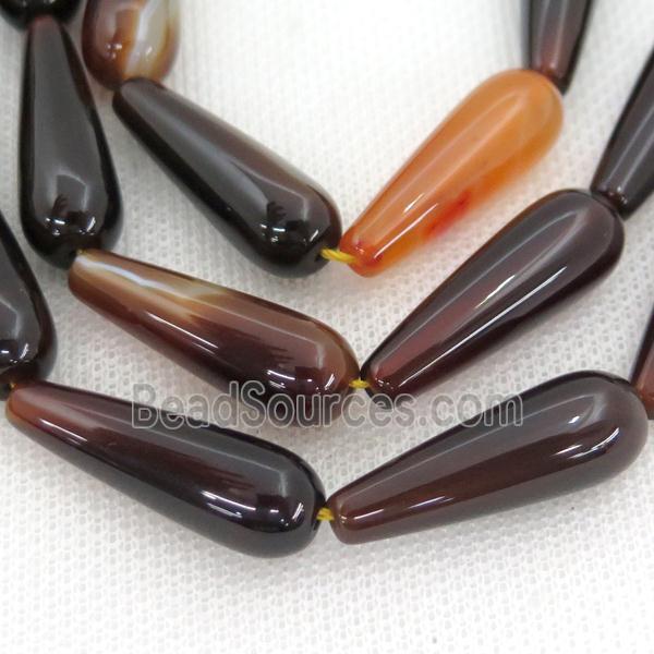 fancy Agate teardrop beads