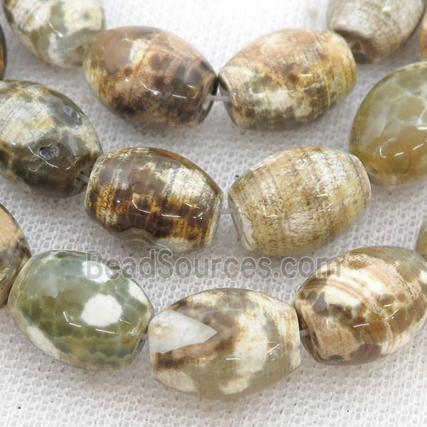 Tibetan Agate rice beads