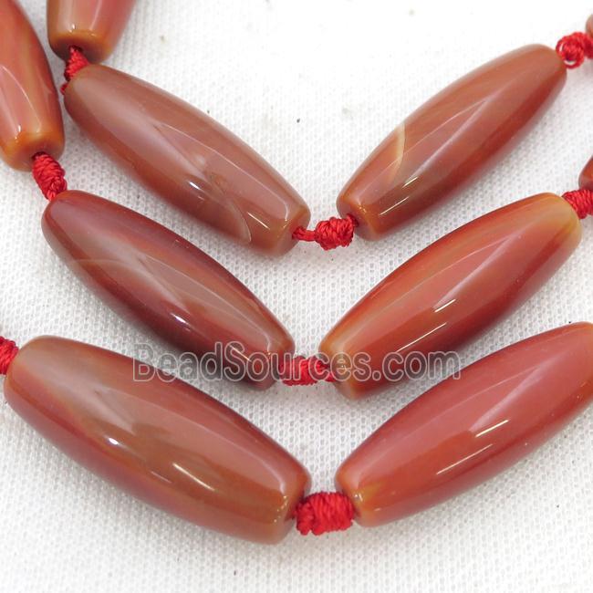 red Agate rice Beads