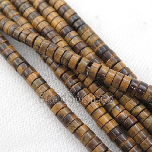 Tiger eye stone heishi beads