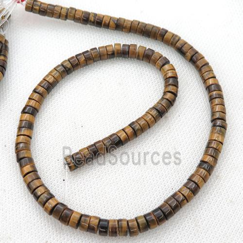 Tiger eye stone heishi beads