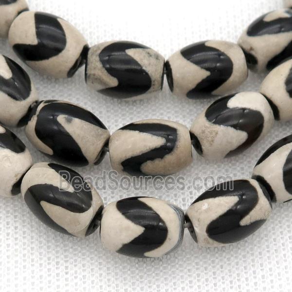 tibetan style Agate barrel beads