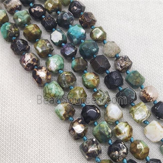 green Ocean Jasper Beads, freeform