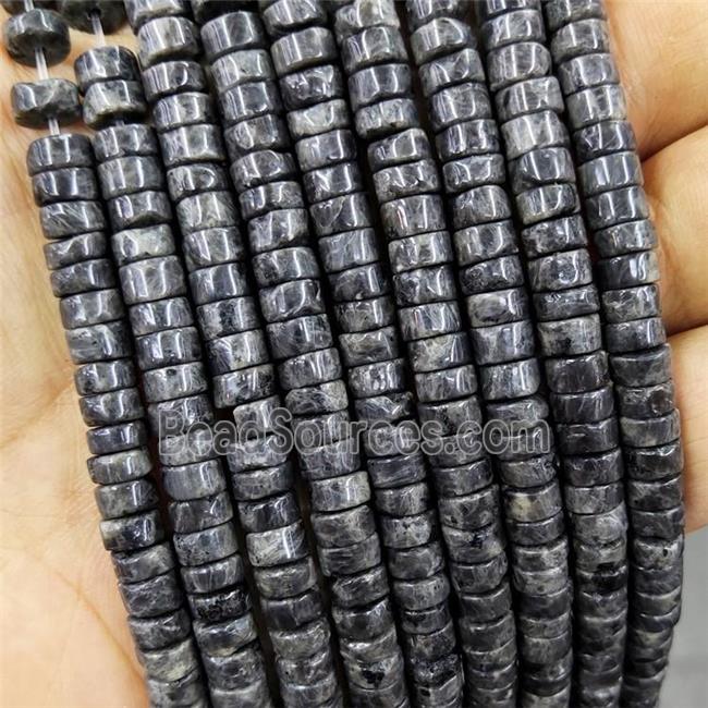 Black Labradorite Heishi Beads Larvikite