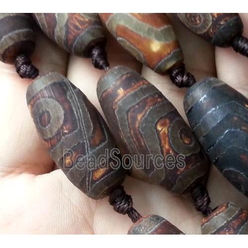 tibetan style agate beads, barrel