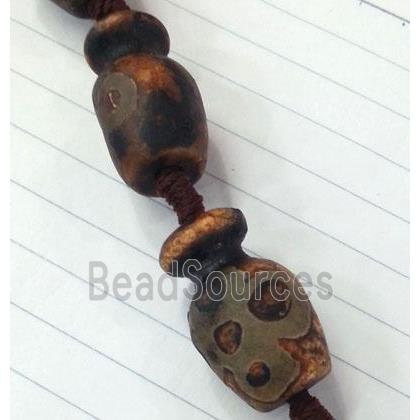 tibet style agate beads, bottle shaped